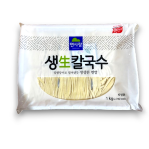 면사랑 생칼국수(6인분)1kg, 1kg, 8개