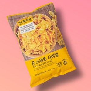 노브랜드 시리얼 콘스위트맛 대용량 2팩 아침식사, 600g, 4개