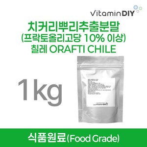 치커리뿌리추출분말 (100%) 칠레 ORAFTI CHILE S.A. [1kg] / 비타민DIY 식품원료, 1개, 1kg