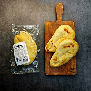 [베나레스] 화덕에 구워 더 맛있는 인도 플레인 난 세트, 6개, 180g