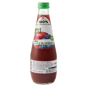 캐슬밸리 100 착즙 사과블루베리 주스, 6개, 300ml