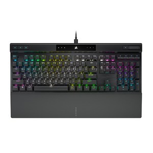 커세어 K70 RGB PRO 게이밍 기계식 유선 일반형 키보드, 블랙, RGP0135, 적축