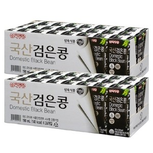 삼육 국산 검은콩 두유 190ml, 48개