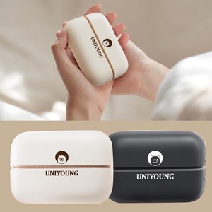 USB 유니영 마그네틱 듀얼 소난로 핫팩, 화이트, B, 화이트