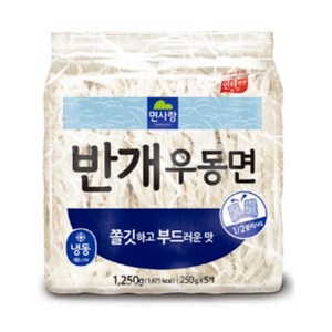 면사랑 냉동 반개우동면 1.25kg (250gX5개) 8개 우동사리, 1개, 10kg