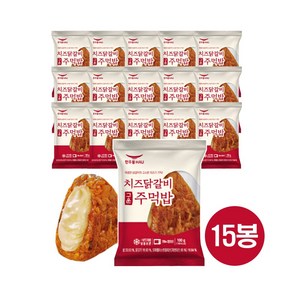 한우물 치즈닭갈비 구운 주먹밥 100g 15개입, 15개