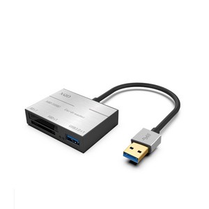 3 IN 1 USB3.0 XQD SD 멀티 메모리 UC-CP89, 블랙, 1개