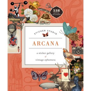 Sticker Studio: Arcana:: A Sticker Gallery of Vintage Ephemera, Castle Point Books, English, 9781250279330