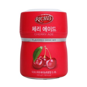 (주)동서 리치스 체리 에이드, 550g, 1개입, 9개