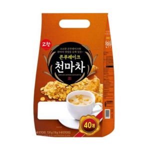 고향 콘푸레이크 천마차, 18g, 1개, 40개입