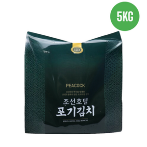 peacock 조선호텔 포기김치 냉장, 1개, 5kg