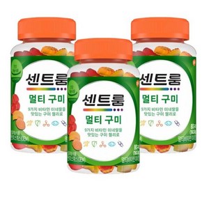 센트룸 멀티 구미, 80정, 160g, 3개