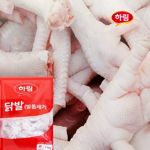 하림-통 닭발(발톱제거)1kg / 냉장, 2개