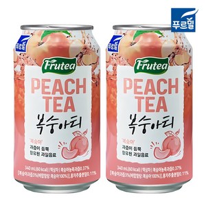 푸르밀 복숭아티 340ml x 24개