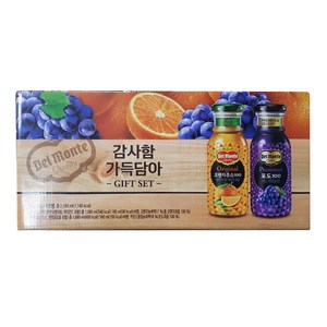 델몬트 감사함 가득담아 180mlx12병x2set, 180ml, 24개