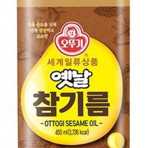 옛날 참기름 오뚜기 실온 450ml, 2개