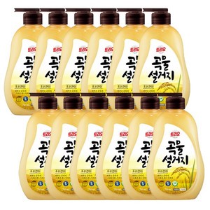 애경 트리오 곡물 설거지 우리현미 용기 750ml x12 주방세제, 12개