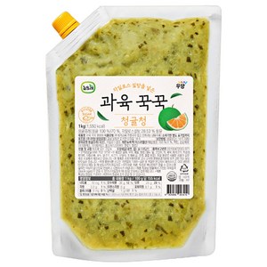 우양 과육 꾹꾹 청귤청, 1개, 1kg