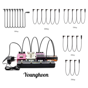 영훈악기 데이지 기타 이펙트 파워 써플라이 케이블, 8way