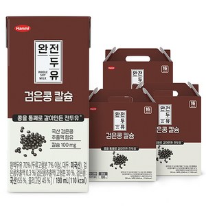 전두유 완전두유 검은콩 칼슘, 190ml, 48개