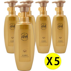 리엔 로열젤리 윤기영양강화 컨디셔너 400ml, 5개