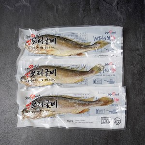 영광 법성포 찐 보리굴비 내장제거 간편 3분조리, 기본포장, 3개, 특대(28~30cm)