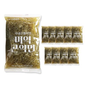 슬로우래빗 미역 곤약면, 180g, 10개