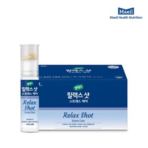 셀렉스 릴렉스 샷 스트레스 케어 이중제형 테아닌 홍경천 비타민 미네랄, 28개, 22.5g