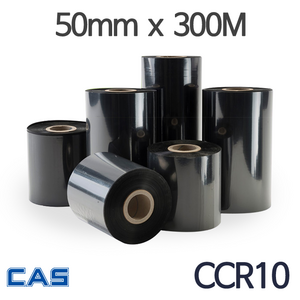 <당일출고>[카스] CCR10 왁스리본 50mm x 300M, 1박스 (20롤), 1개