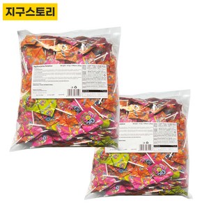 트레프 트릭시 고 팝 플랫 롤리팝, 2kg, 2개