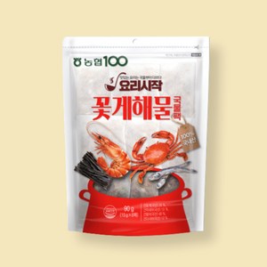 농협 꽃게해물 국물팩 6입 멸치 새우 육수팩 다시팩, 90g, 1개