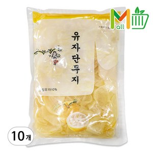 원효 유자 단무지 1kg 유자단무지 대용량 업소용 식당, 10개