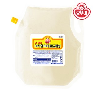 오뚜기 오쉐프 아삭한 타타르드레싱, 2kg, 4개