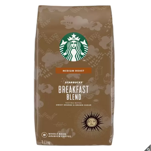 코스트코 스타벅스 커피 블랙퍼스트 모닝 원두 미디엄 로스팅 블렌드 커피콩 대용량 STARBUCKS COFFEE WHOLE BEAN, 홀빈(분쇄안함), 1.13kg, 1개