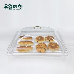 유얼키친 푸드커버 빵덮개 돔커버 케이크 (쟁반 커버 각각 선택) 국산정품, 돔 커버, 1개