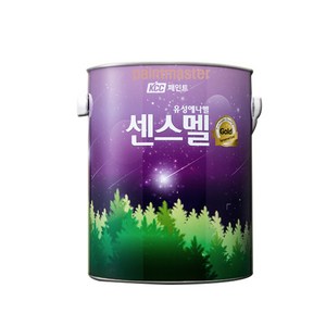 KCC 목재/철재용 에나멜페인트 센스멜골드, 특청색 유광, 3.78L, 1개