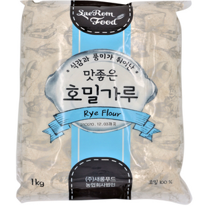 새롬푸드 맛좋은 호밀가루 1kg, 1개