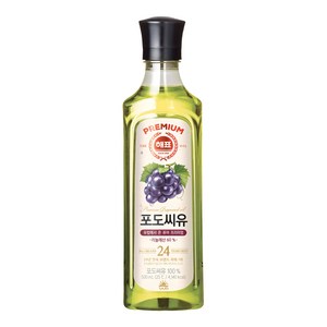 해표 포도씨유, 500ml, 1개