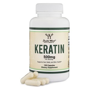 더블우드 Keratin 500mg 캡슐, 120정, 1개