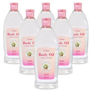 호호바함유된 베이비오일 600ml 6개 바디 마사지 보습