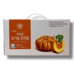 (초록마을) 가벼운 유기농 호박즙, 30개, 80mg