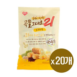 구워만든 곡물그대로 21 크리스피롤 오리지널 20봉, 20개, 150g