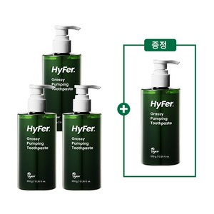 [대용량치약] 하이퍼 샐러드 펌핑치약(치약 4개분량), 4개, 350ml