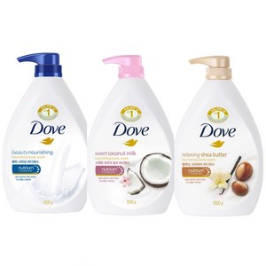 도브 뷰티너리싱 바디워시 1000ml, 3개