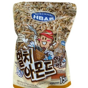 HBAF 바프 멸치아몬드 450g(30gx15입), 450g, 1개