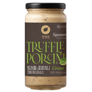 청정원 트러플 앤 포르치니 크림 파스타소스, 350g, 1개