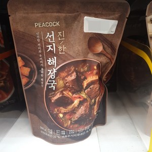 피코크 진한 선지해장국 500g 냉장, 4개