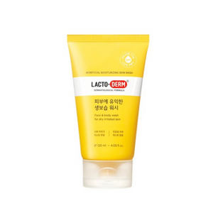 락토덤 피부에 유익한 생보습 바디워시, 120ml, 2개