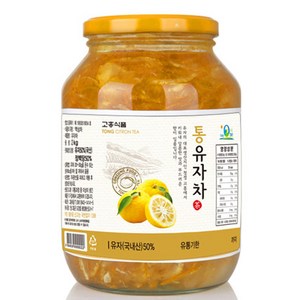 (고흥식품) 화학 첨가물이 없는 100% 통 유자차, 2kg, 1개입, 1개