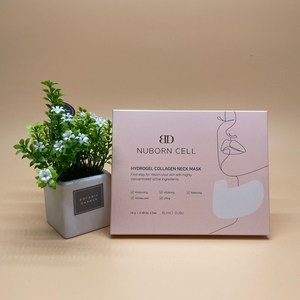 [울트라파파] 블랑두부 누본팩 누본셀 하이드로겔 콜라겐 넥 마스크팩, 5개입, 1개